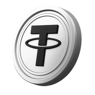 Moeda Tether USDT na seção de dados da conta